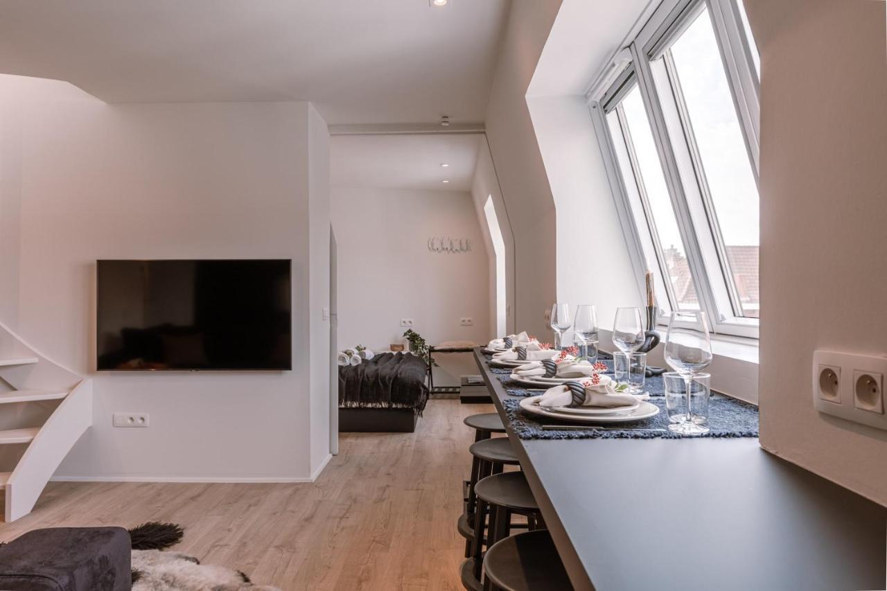 Duplex-Apartment With Terrace On Top Location In Gante Exterior foto
