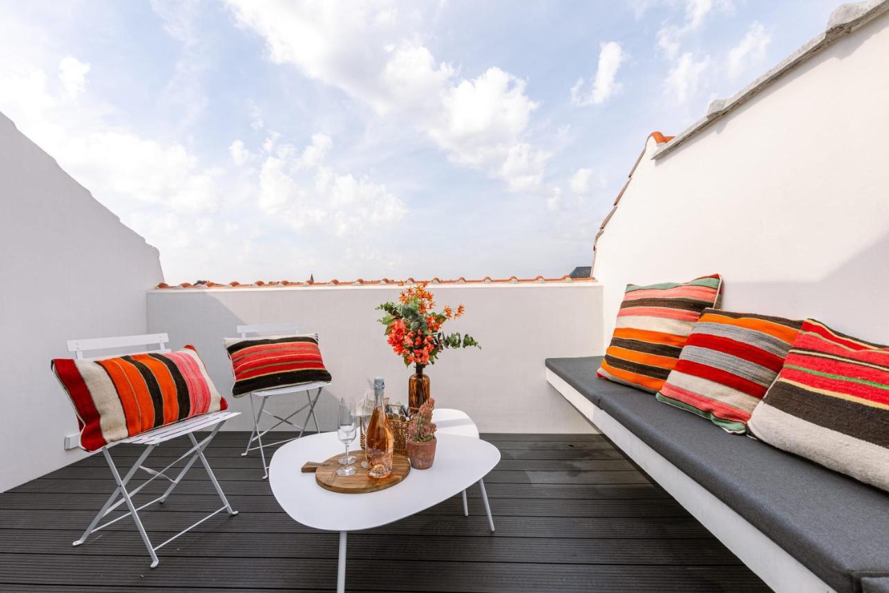 Duplex-Apartment With Terrace On Top Location In Gante Exterior foto