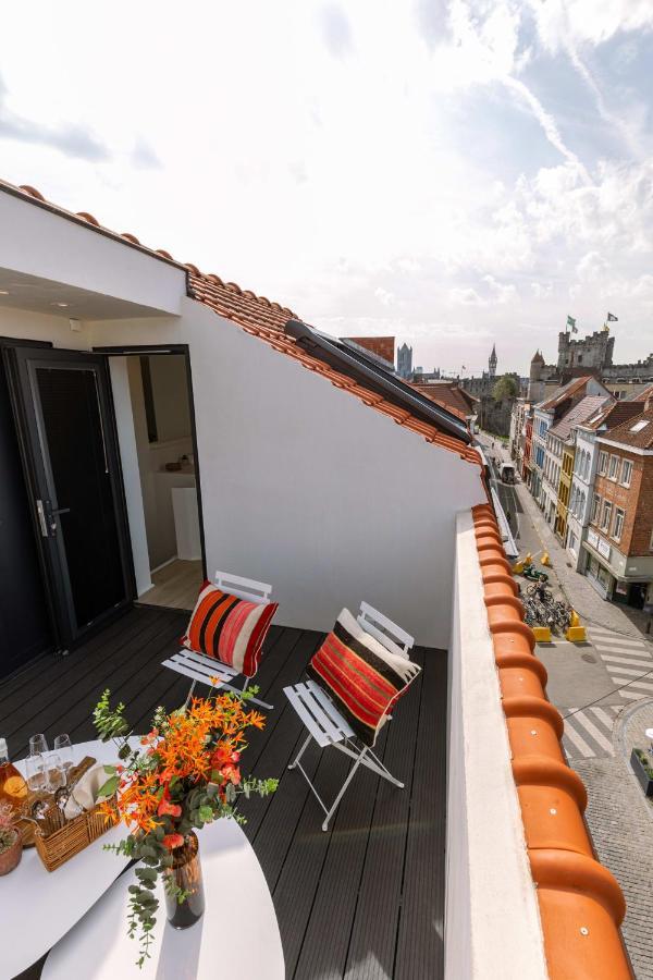 Duplex-Apartment With Terrace On Top Location In Gante Exterior foto